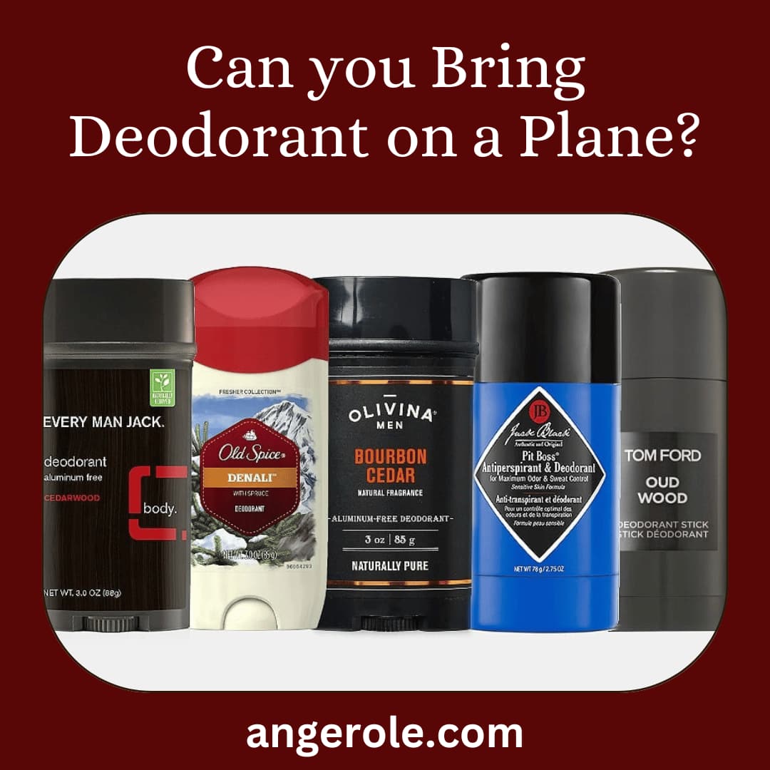 Can you Bring Deodorant on a Plane